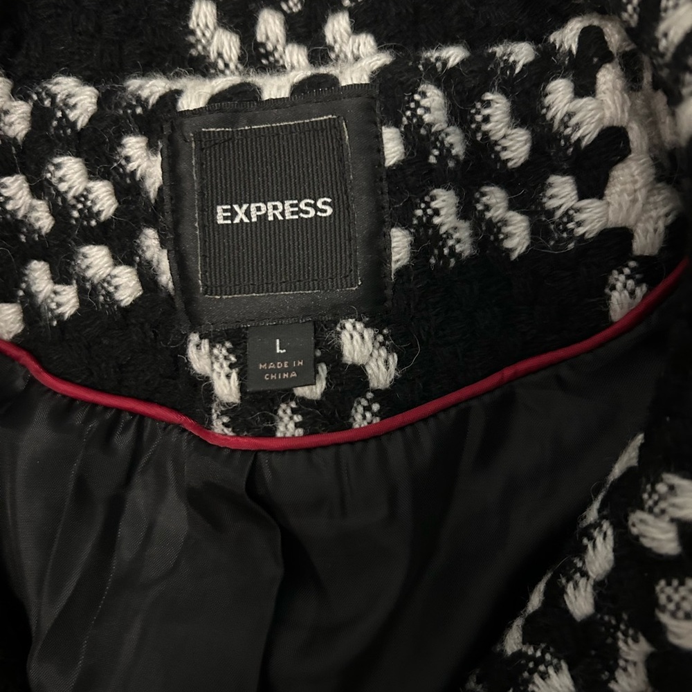 Express Monochrome Patterned Coat - image 2